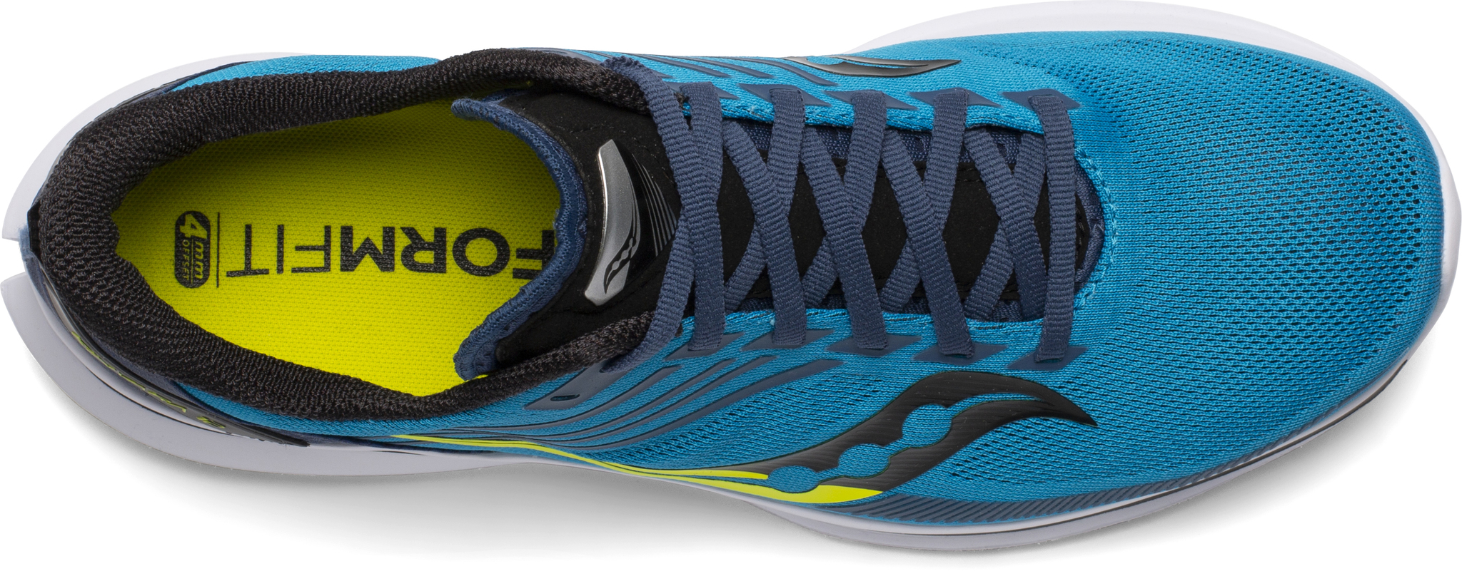 Saucony Men's Kinvara 12 Running Shoe - Cobalt/Citrus